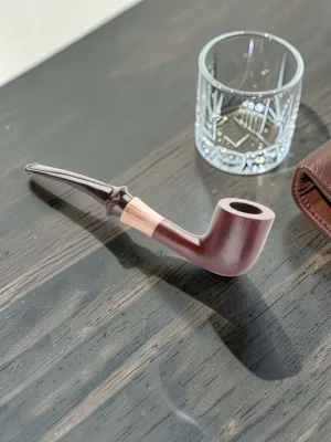 CleanTastePipe Smoking Pipe Classic Design Durable Stem Compact Size