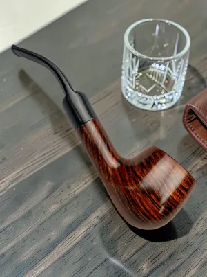 CleanTastePipe Tobacco Pipe Classic Design with 9mm Carbon Filter Slot