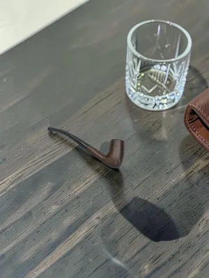 CleanTastePipe Briar Pipe #3 German Briar Wood 5.75-inch Length